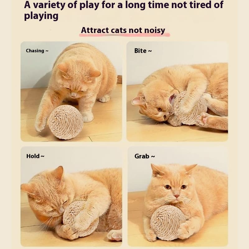 Pelota de Sisal para Gatos